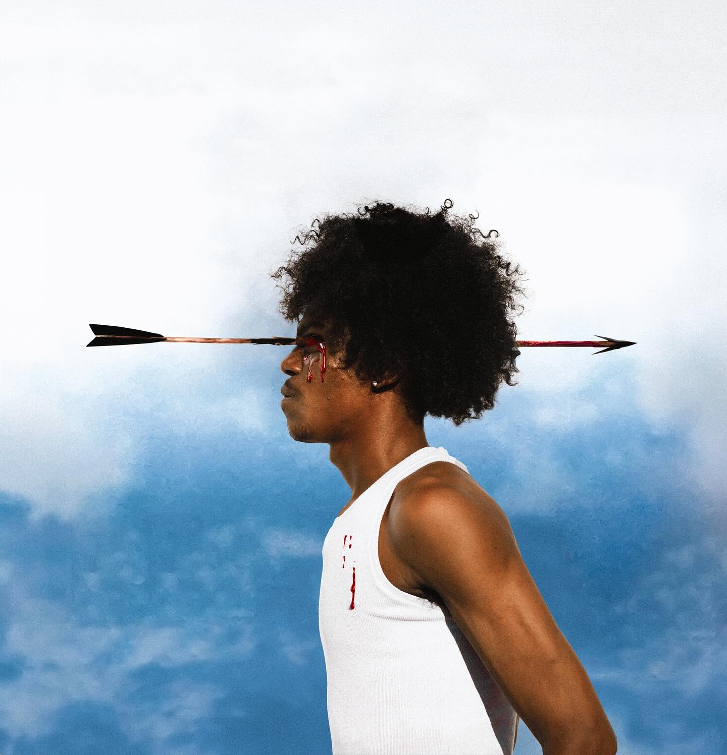 Album cover of Pele Alvo, Sangue nos Olhos by Lampião da Rima